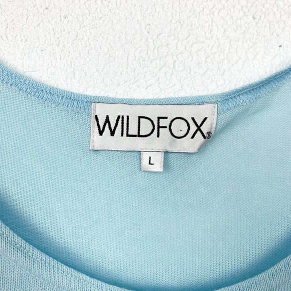 Wildfox | "To Beach" Light Blue Summer Tank - Picture 3 of 6